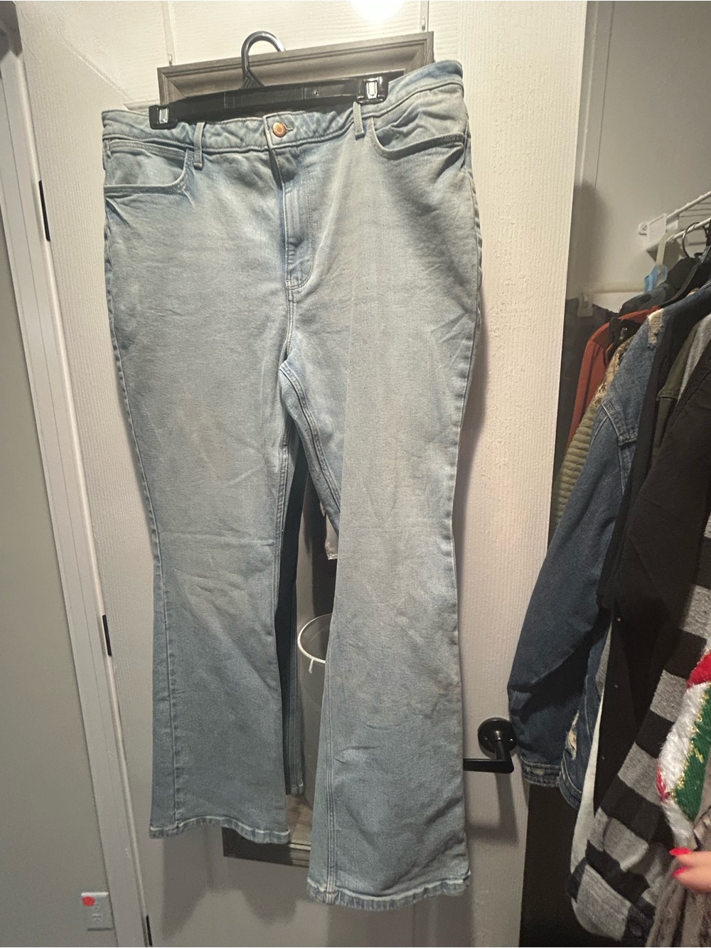 Wrangler Light Blue Flare Jeans - Classic Women's Style